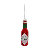 Hot Sauce Glass Ornament