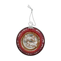 Dog Bowl Glass Ornament