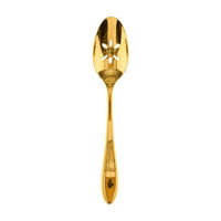 Delia Mirror Gold Slotted Spoon