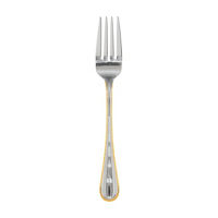 Wellington Silver Salad Fork with Gold Accent