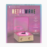 Retro Wave Record Player Light with Sound, 6