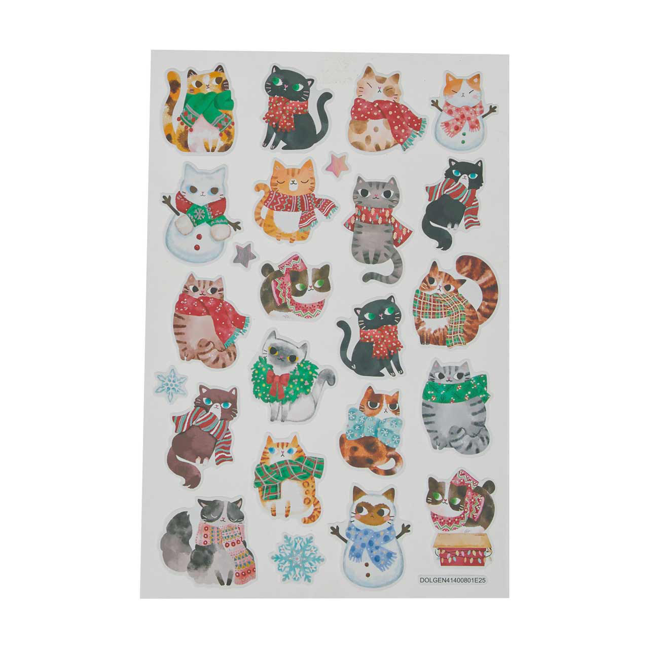 Holiday Style Christmas Stickers, Assorted