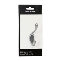 Wall Hook, White/Silver