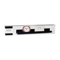 Mountable Wall Shelf, Black, 18.9 in
