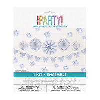 Blue Bow Décor Kit
