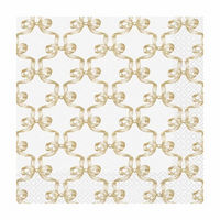 Gold Bow Gold Foil Lunch Napkins, 16ct
