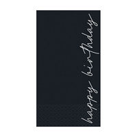 Black & White Birthday Guest Napkins, 16ct