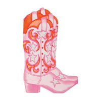 Cowgirl Boot-Shaped Guest Napkins, 4.3x6.7 in, 16 ct