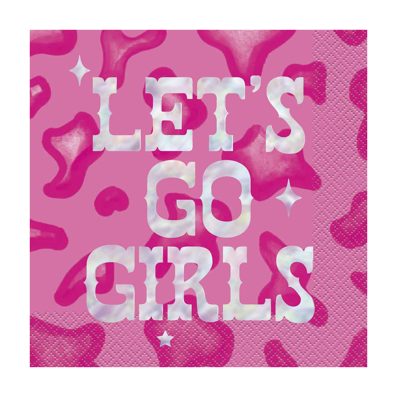 "Let's Go Girls" Lunch Napkin