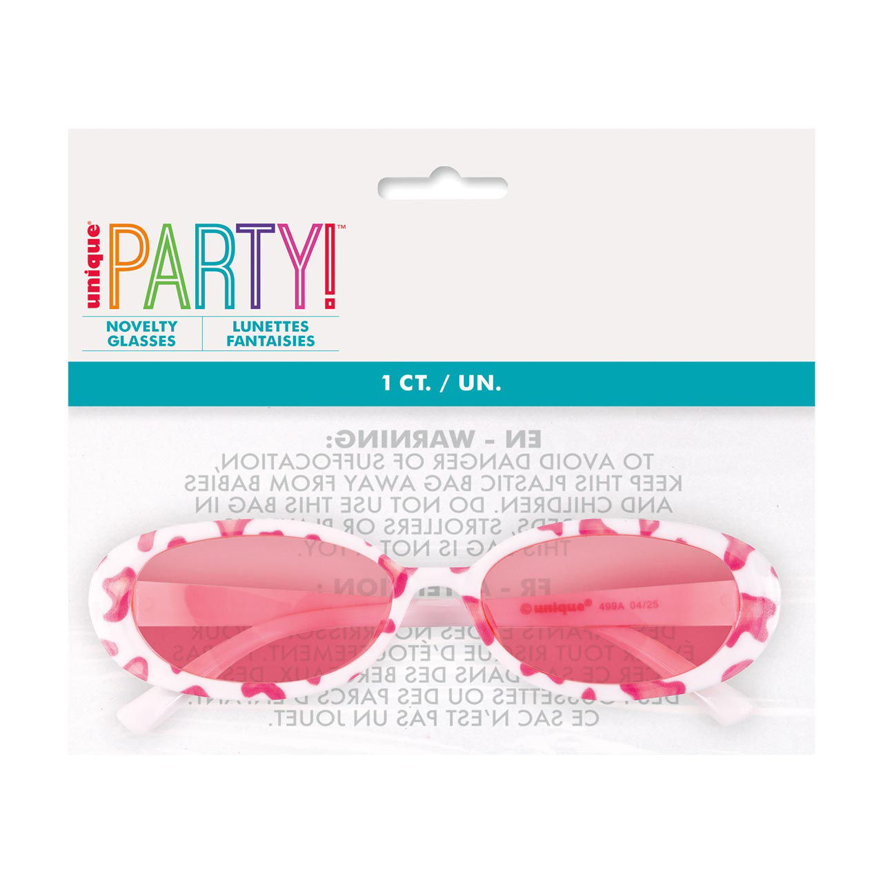 Unique Party Pink Novelty Glasses