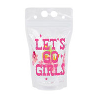 Cowgirl Confetti Drink Pouches w/ Straws, 8ct