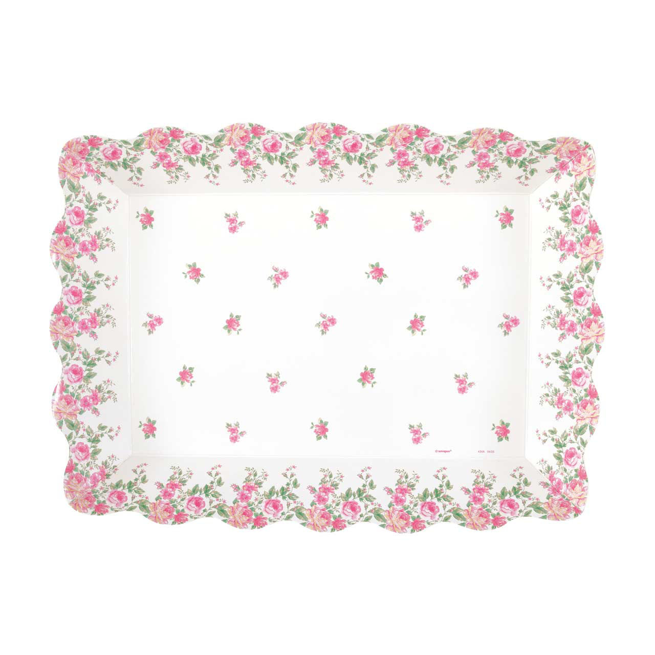Pink Flower Paper Tray
