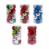 Christmas Shatterproof Ornaments, 45 mm, 20 ct, Assorted