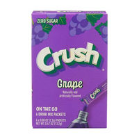Crush Grape Powder Drink Mix Packets, 6 ct