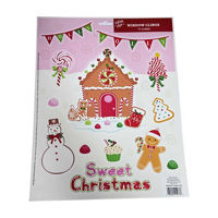 Holiday Style Christmas Window Clings, 13 ct, Assorted
