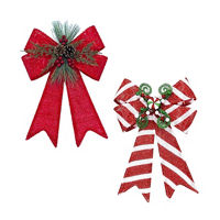 Christmas LED Lighted Bow, 18 in, Assorted