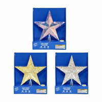 Holiday Style LED Star Tree Topper, Assorted