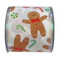 Christmas Decorative Ribbon, 2.5 in x 12 ft, Assorted