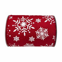 Christmas Traditional Ribbon, 4 in x 12 ft, Assorted