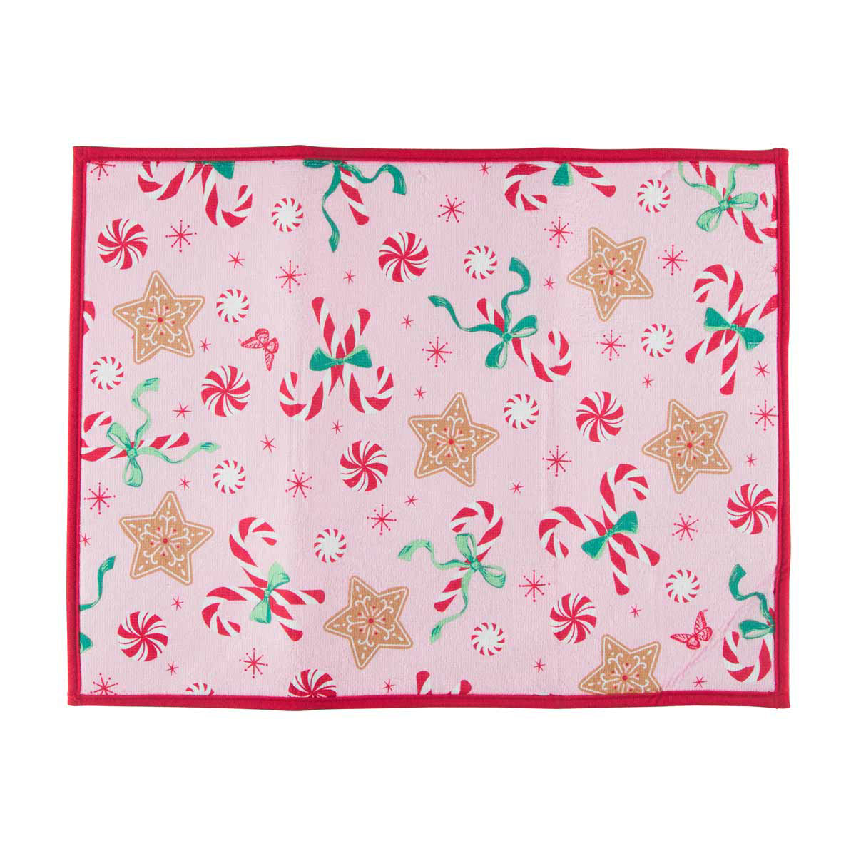 Dolly Parton Christmas Dish Drying Mat, 15 in x 20 in, Assorted