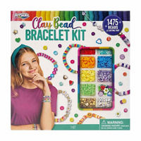ArtSkills Clay Bead Bracelet Making Kit, 1,475 Beads & Sorting Tray, 1 ct