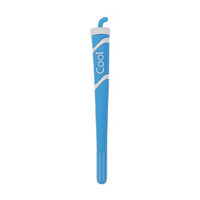 Soda Novelty Pen, Blue and White