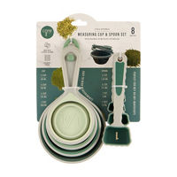 Core Kitchen, Collapsible Measuring Cup & Spoon Set, 8 pc