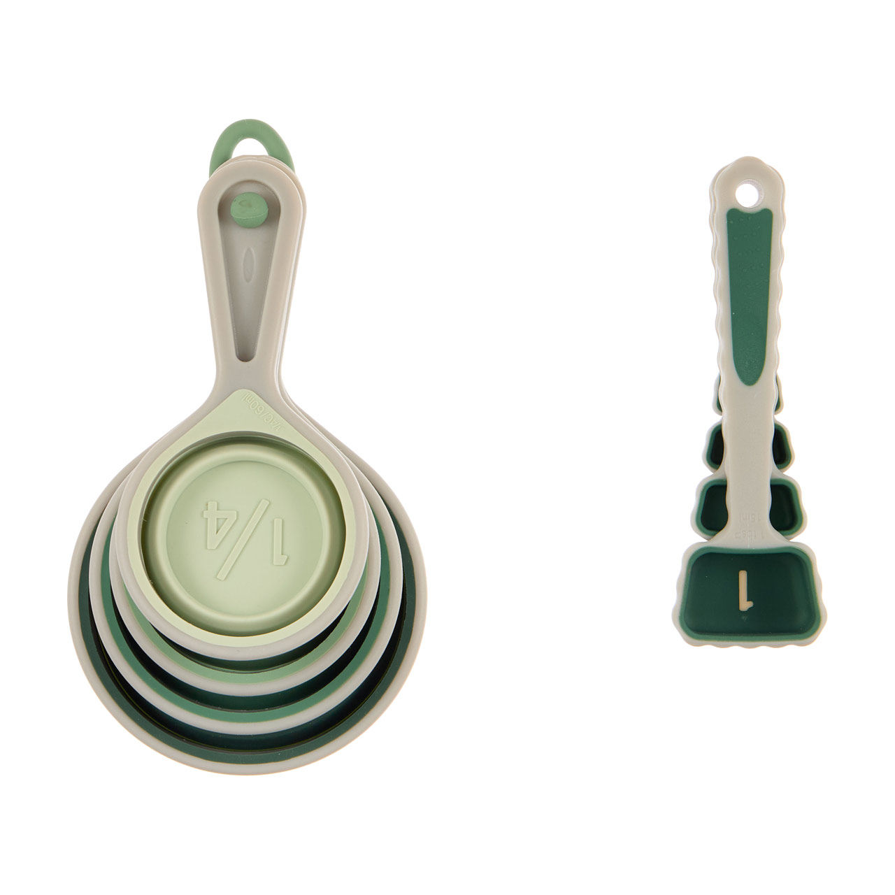 Core Kitchen, Collapsible Measuring Cup & Spoon Set, 8 pc