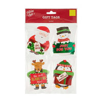 Holiday Style Christmas Gift Tags, 12 ct, Assorted