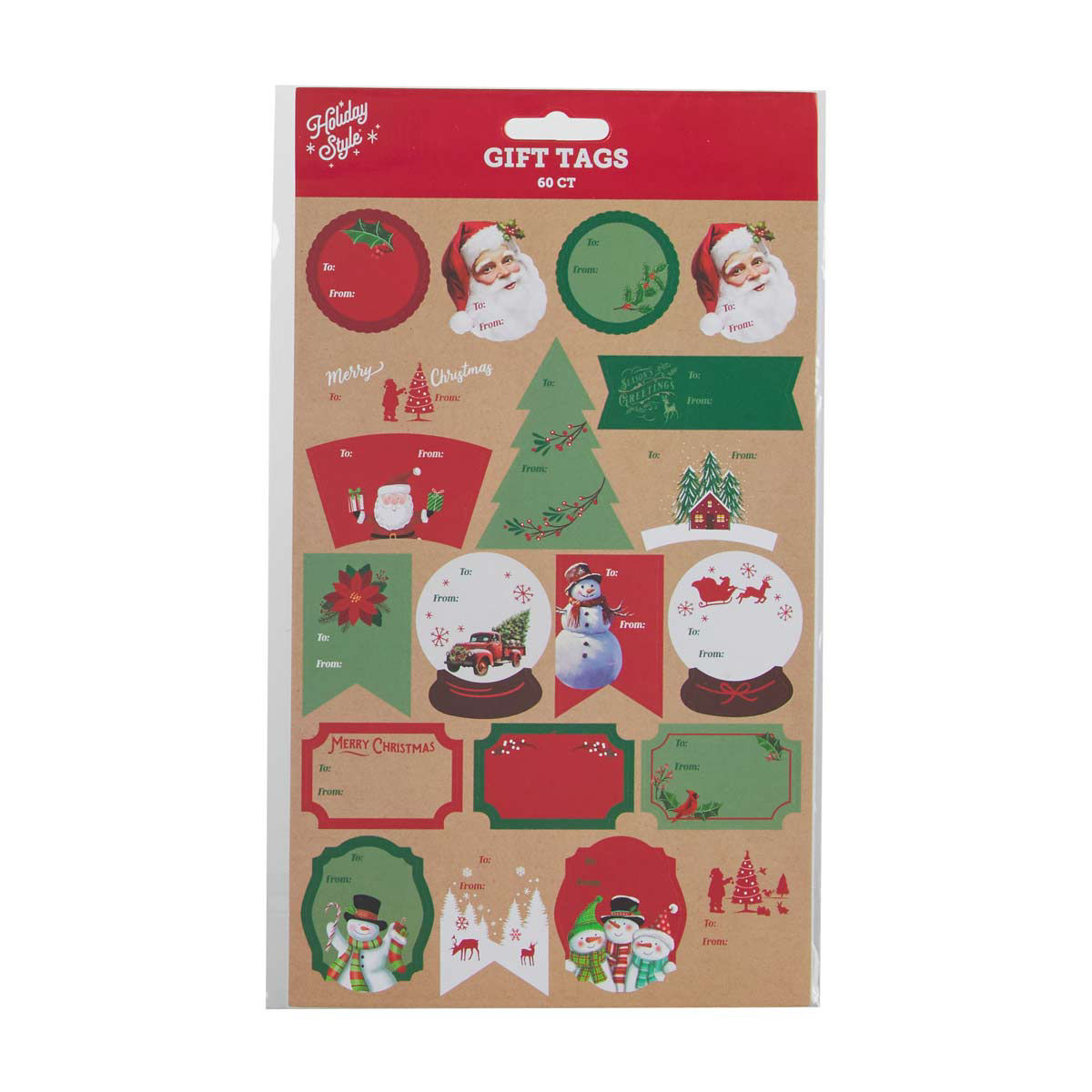 Christmas Sticker, Assorted