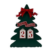Christmas Tree Countdown Calendar Table Decor