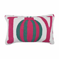 "Joy" Christmas Pillow, 12 in x 20 in
