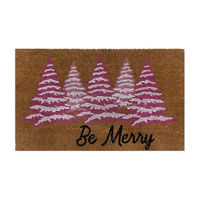 "Be Merry" Christmas Doormat, 18 in x 30 in