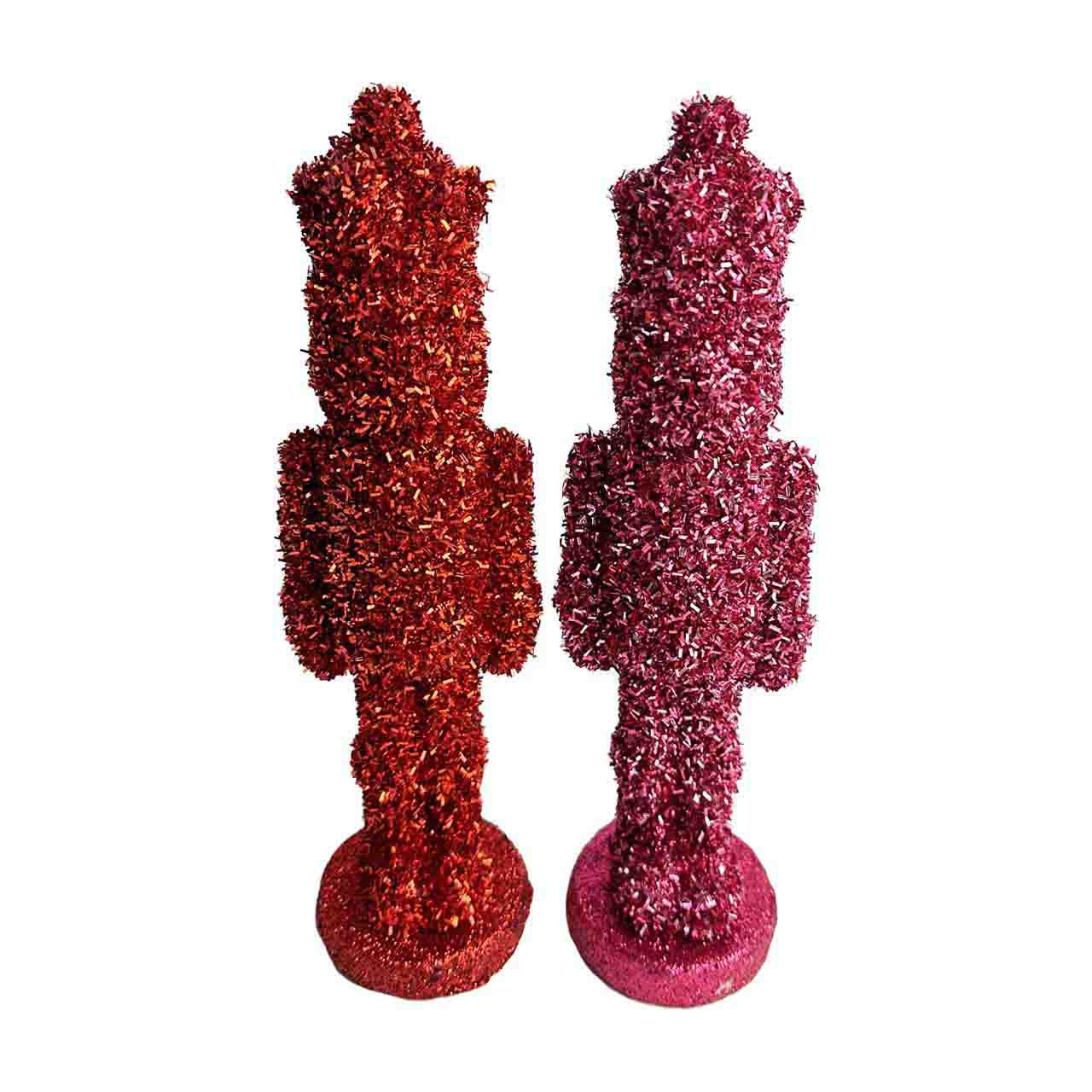 Tinsel Nutcracker, 11 in, Assorted