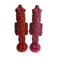 Tinsel Nutcracker, 11 in, Assorted