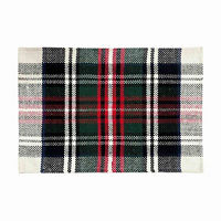 Christmas Plaid Placemat, 19 in x 13 in