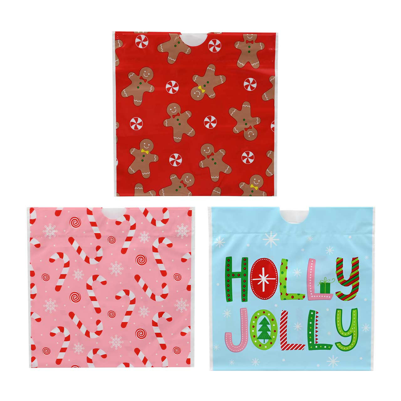 Holiday Style Christmas Drawstring Bag, 12 ct, Assorted