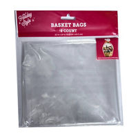 Holiday Style Christmas Basket Bags, 2 ct, 22 in x 25 in, Assorted
