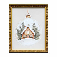 Christmas Ornament Framed Wall Art, 11 in x 14 in 