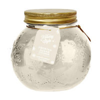 Holiday Style Scented Candle in Ornament-Shaped Jar, Frosted Sugar Cookie, 14 oz