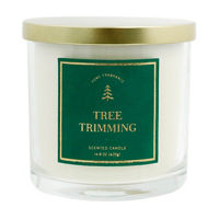 Home Fragrance Scented Candle, Tree Trimming, Green, 14.8oz