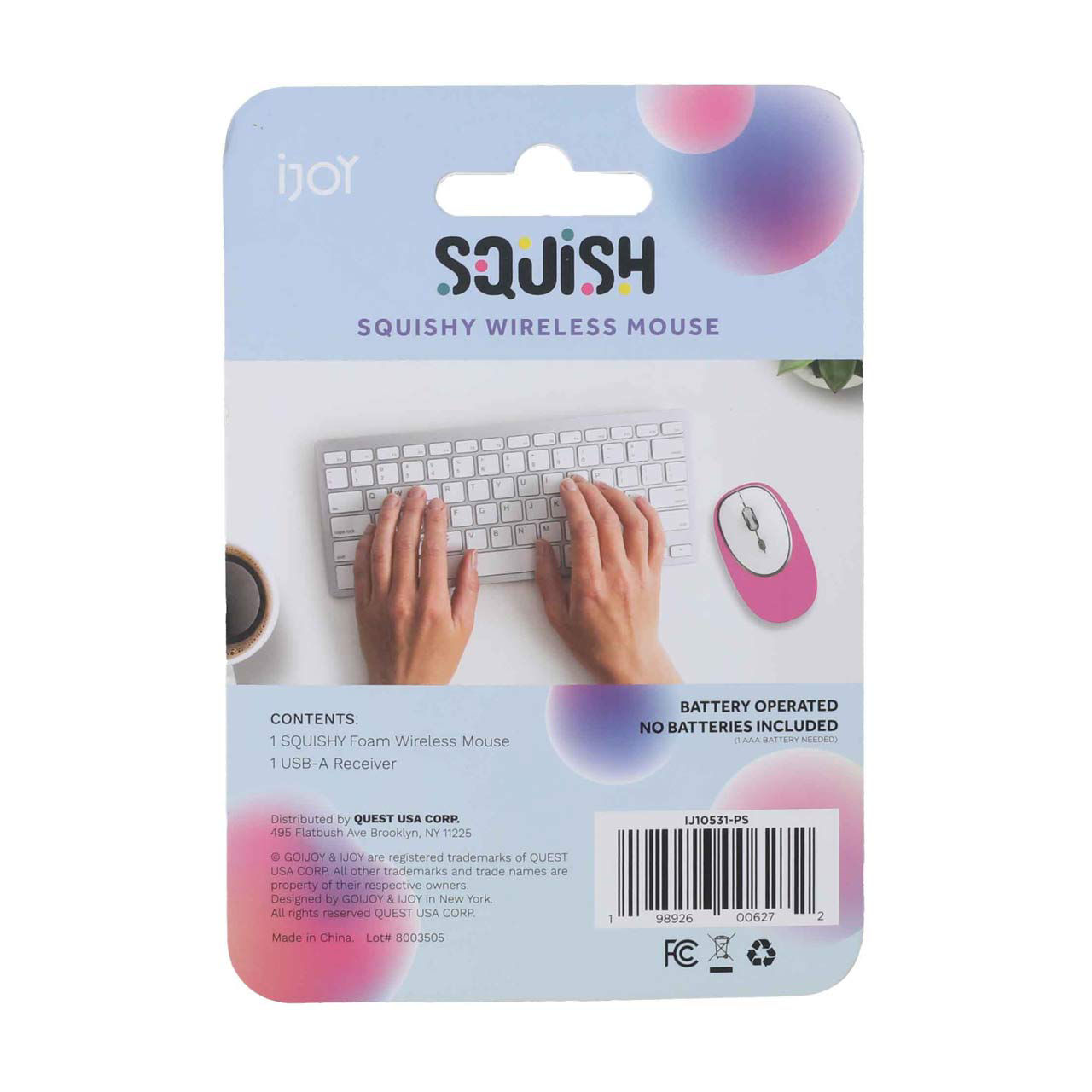 Ijoy Squish Foam Wireless Mouse