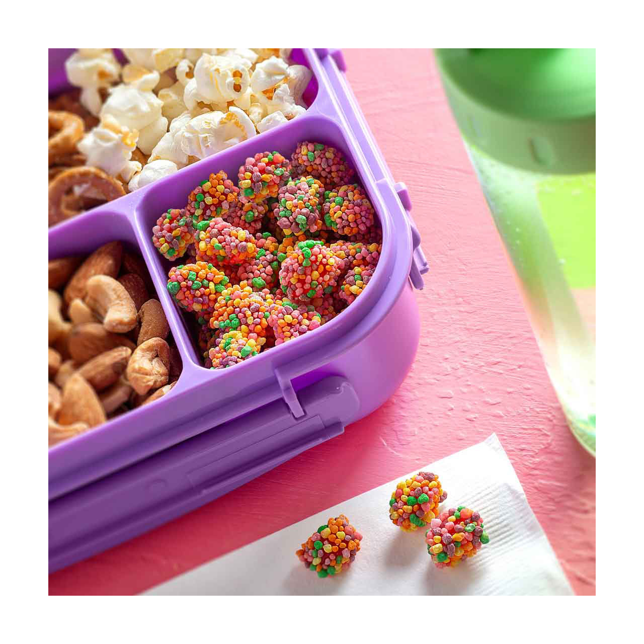 NERDS Gummy Clusters, Candy, Rainbow, Crunchy and Gummy, 3 oz