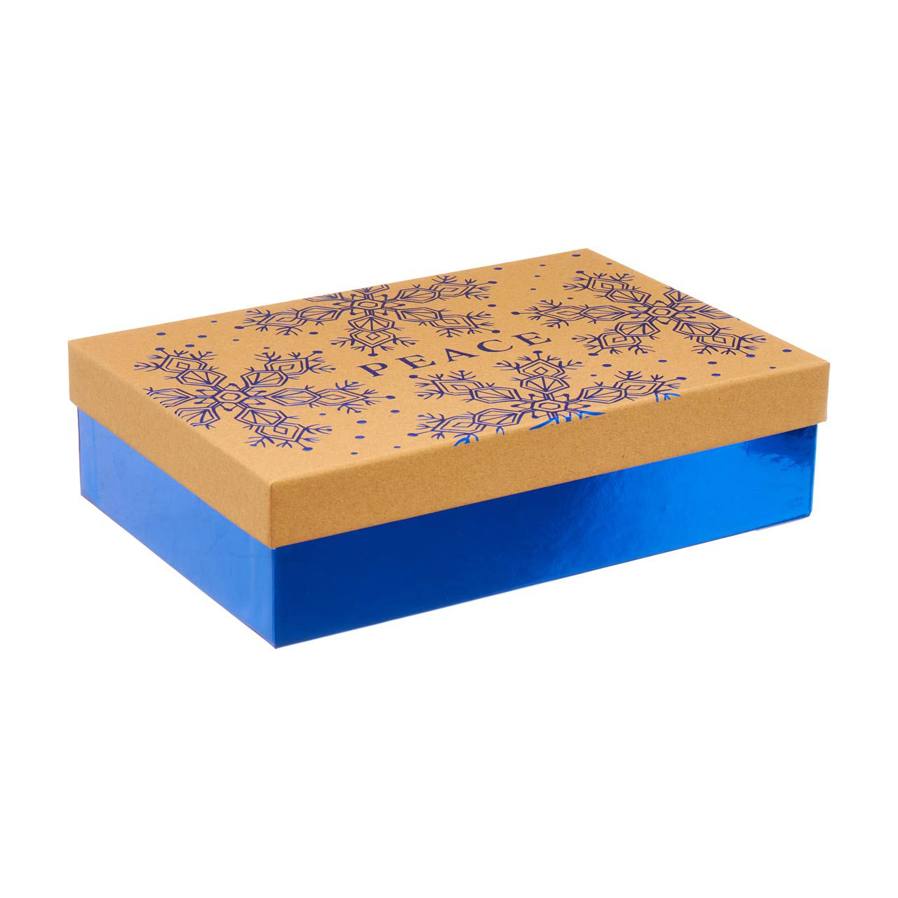 Kraft Hotstamp Gift Box, Medium, Assorted