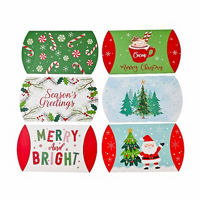 Christmas Pillow Boxes, Small, 4 pk