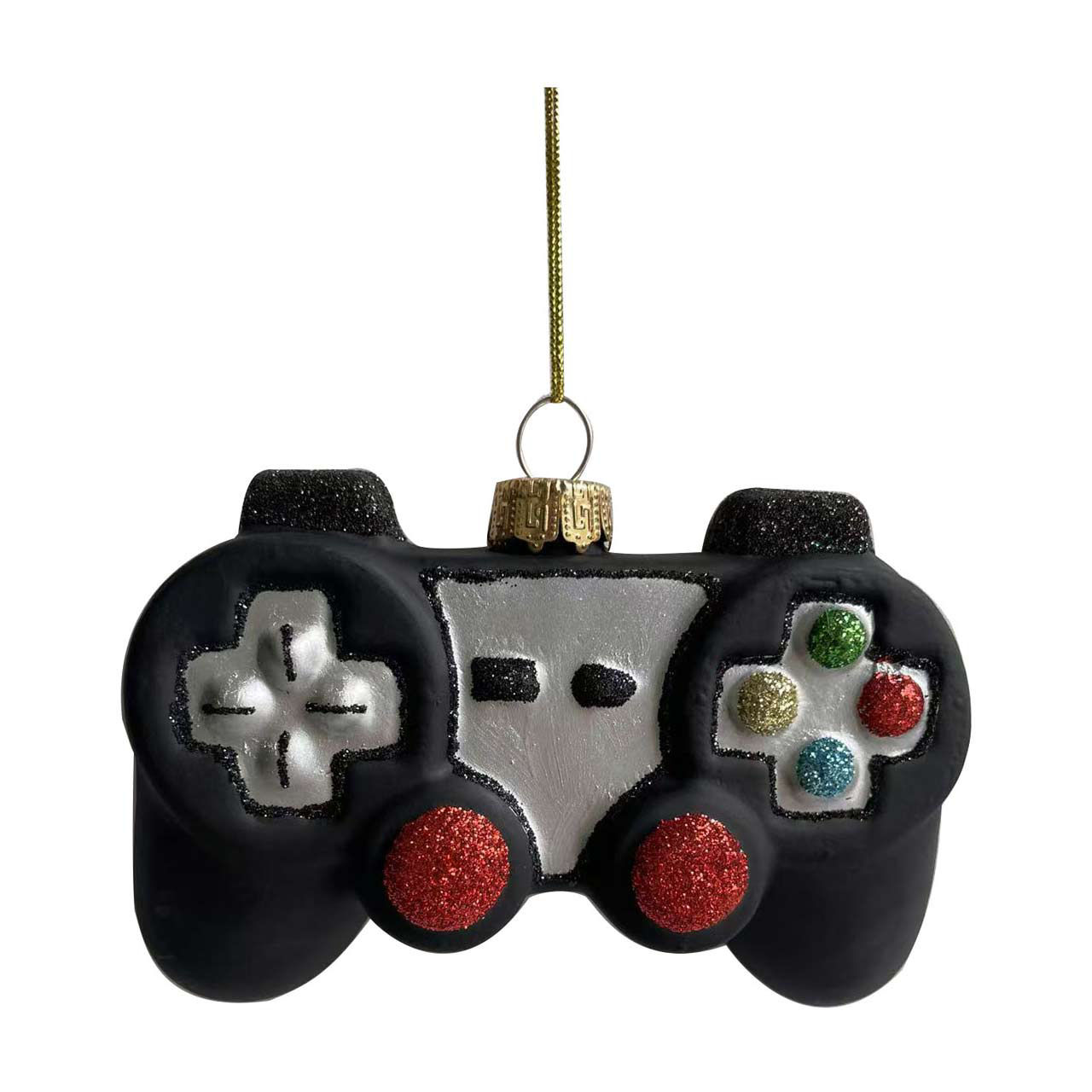 Game Controller Glass Ornament