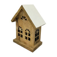 Christmas Village House, Mango Wood, 6 in