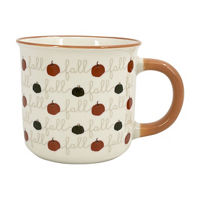 "Fall" Pumpkins Ceramic Mug, 12 oz