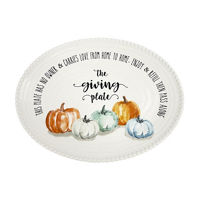 Ceramic Giving Plate, 14 in