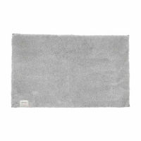 Light Gray Bath Rug, 21 in x 34 in